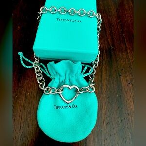 Tiffany&Co Heart Clasp Necklace